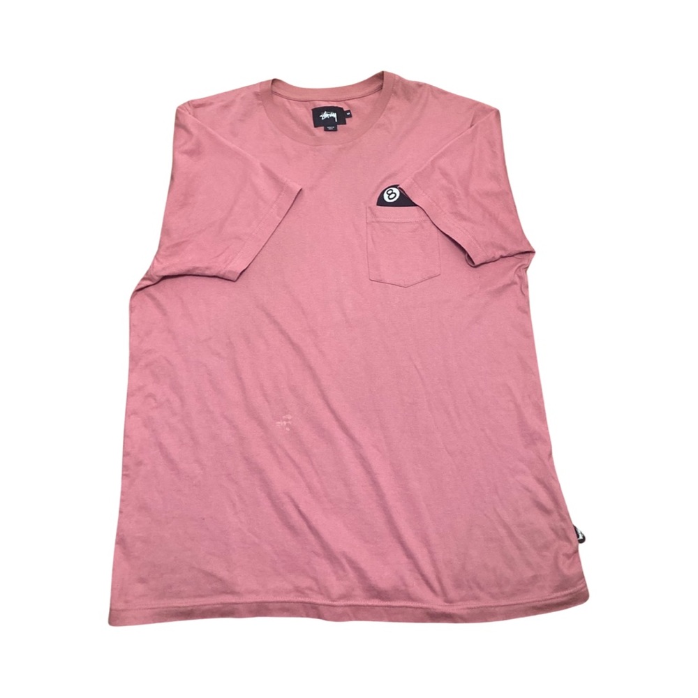 Stussy 8 ball pocket T-Shirt Size Medium